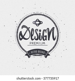 Design - Insignia sticker can be used as a finished logo, or design, corporate identity presentation