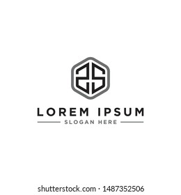 design inspiration, the monogram logo for the company from the initial letter of the ZS logo icon. -Vectors