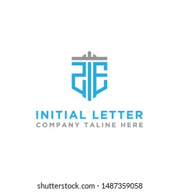 design inspiration, the monogram logo for the company from the initial letter of the ZE logo icon. -Vectors
