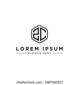 design inspiration, the monogram logo for the company from the initial letter of the ZC logo icon. -Vectors