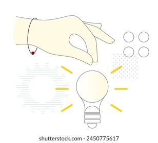 Design Inspiration - Picking the right Idea - Stock Illustration as EPS 10 File