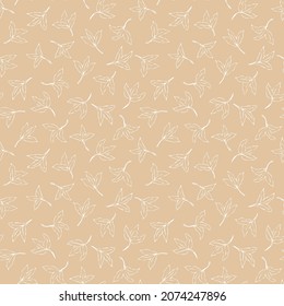 Design inspired by country cottage style with leaves and flowers. Designed by Daania at deeyana83*yahoo.com. Suitable for fabrics textile, scrapbooking and wallpaper projects.