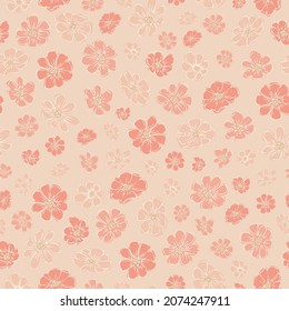 Design inspired by country cottage style with leaves and flowers. Designed by Daania at deeyana83*yahoo.com. Suitable for fabrics textile, scrapbooking and wallpaper projects.