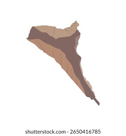 A design inspired by dry brown leaves that curl up on the sides.