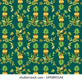 Un diseño inspirado en las numerosas piñas del jardín.