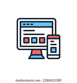 Design Interface icon in vector. Illustration