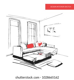 design interion sketch illustration