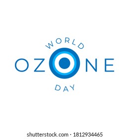 Design for International Day for the Preservation of the Ozone Layer . world ozone day. 16 September