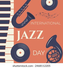 design for international jazz day poster