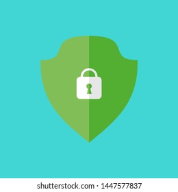 design internet secure data icon, security shield business concept logo vector template illustration