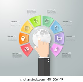 Design Internet of things concept  infographic.