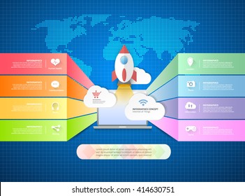 Design Internet of things concept  infographic.