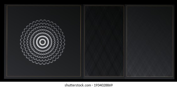 Design of the invitation card. Vector illustration. Business cards and cards of elite purpose.