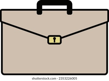 diseño, aislado, ilustración, símbolo, objeto, bolsa, vector