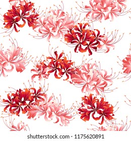 Design of a Japanese style cluster amaryllis,