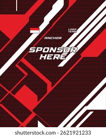 Design Jersey Vector Football Futsal Pattern Abstract Sporty Design Background