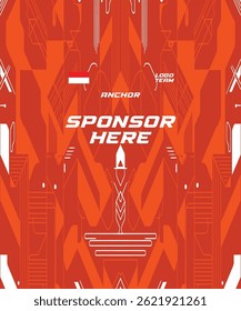 Design Jersey Vector Football Futsal Pattern Abstract Sporty Design Background