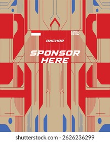 Design Jersey Vector Football Futsal Pattern Line Seamless Vintage