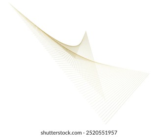 Design for Jewelry, Fashion, Wedding, Beauty, Home Decor for Web-design, Banner, Presentation, package. Icon, Logo, Gold Background made of Circular Dots, Lines, and Spirals. Patterns Geometric Lines