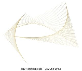 Design for Jewelry, Fashion, Wedding, Beauty, Home Decor for Web-design, Banner, Presentation, package. Icon, Logo, Gold Background made of Circular Dots, Lines, and Spirals. Patterns Geometric Lines