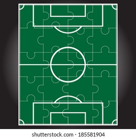 Design of Jigsaw football field
