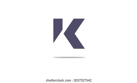 Designen Sie k Vektorlogo-Symbol-Vorlagenelemente Firmenname