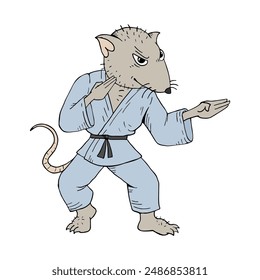 Design of karate rat draw