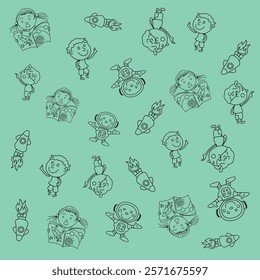 design kids sketch pattern drawing 