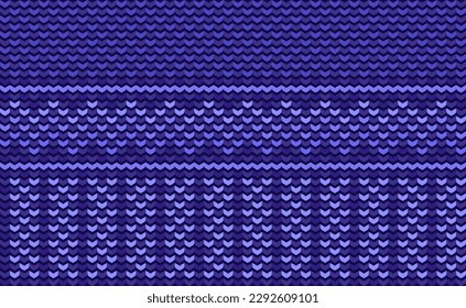 Design knit pattern vector, Cross stitch ethnic Nordic background, Embroidery illustration ornate style, Purple pattern geometric abstract, Design for textile, fabric, backdrop, digital print, sweater