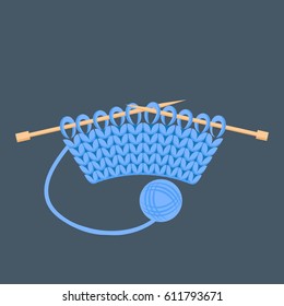 design knitting template with spokes