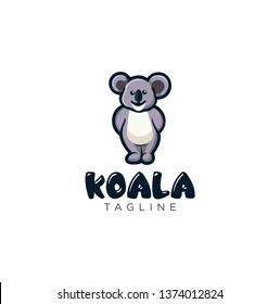 design a koala with a cartoon concept