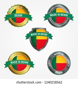 Design label of made in Benin