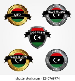 Design label of made in Libya