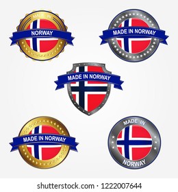 Design label of made in Norway