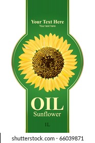 Design labels sunflower oil, or any other product from sunflower