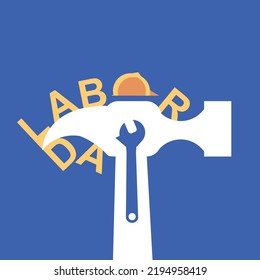 design of  Labor Day , Vector Illustration, text