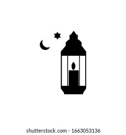 design lantern icon templates on Ramadan