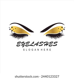 design lashes modern logo template