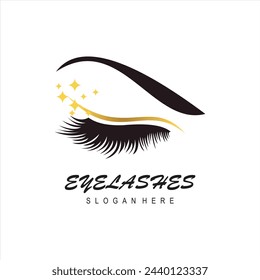 design lashes modern logo template