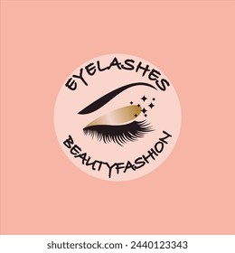 design lashes modern logo template