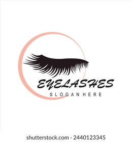 design lashes modern logo template