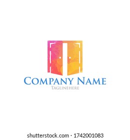Diseñe la última puerta con logotipo utilizando el eps 10 con un estilo moderno y elegante para su negocio.
