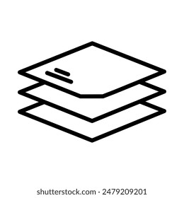 Icono de capas de diseño perfecto para diseño gráfico y visual