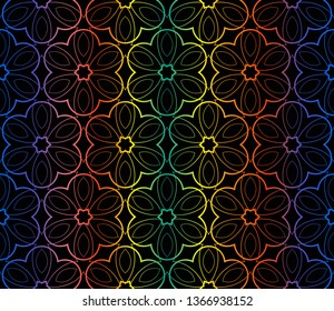 Design layout background. Geometric seamless pattern in modern stylish. Vector seamless pattern