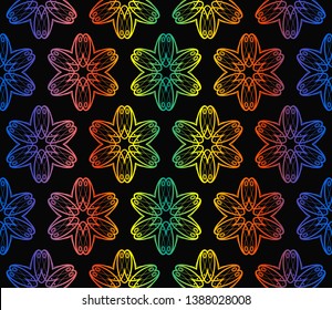 Design layout background. Geometric seamless pattern in modern stylish. Vector seamless pattern