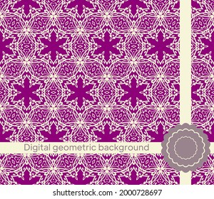 Design layout background. Geometric seamless pattern in modern stylish. Vector illustration