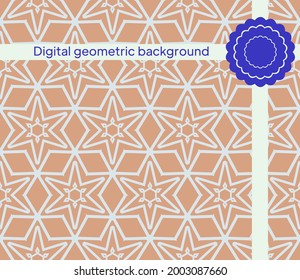 Design layout background. Geometric seamless pattern in modern stylish. Vector illustration