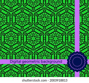 Design layout background. Geometric seamless pattern in modern stylish. Vector illustration