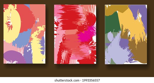 Design layout background with trendy color for magazine, web, poster, banner, media social, brochure, cover, flyer, wallpaper, webinar a4 download