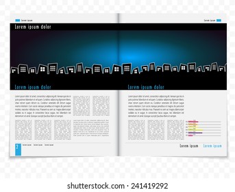Design layout for brochure 